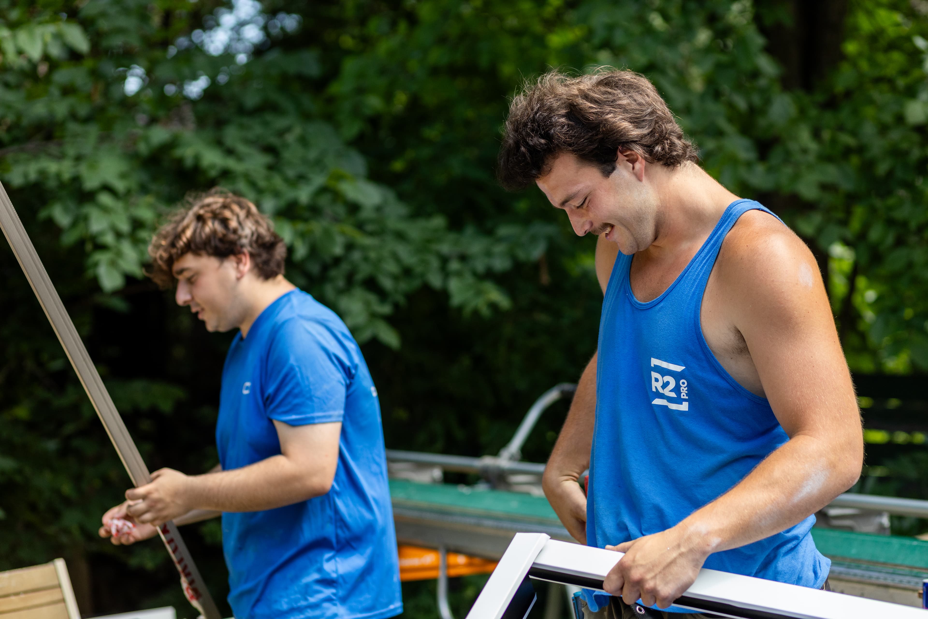 L'équipe R2Pro au travail