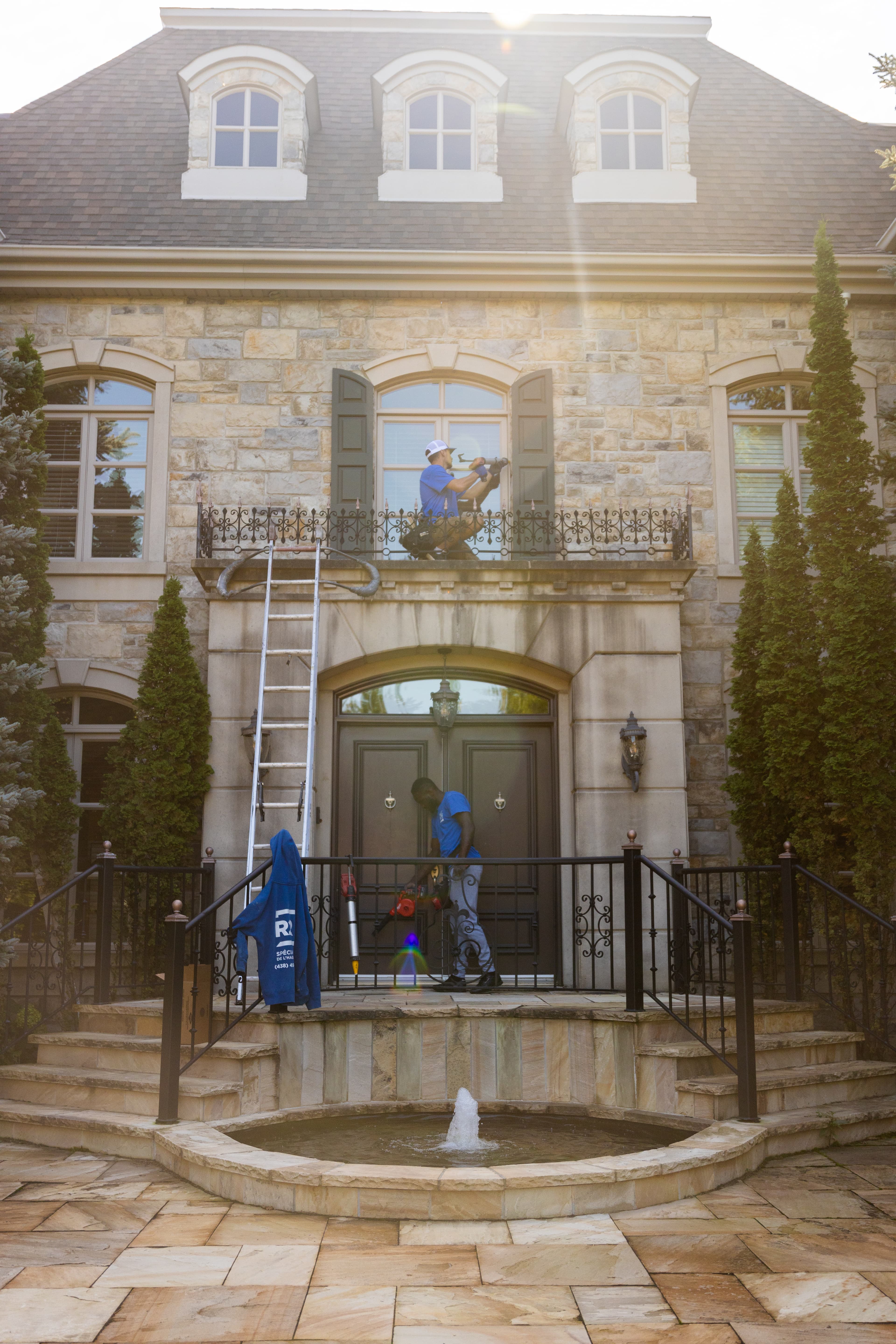 Application professionnelle de calfeutrage